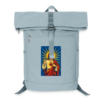 Heiliges Herz Jesus Illustration, Christliche - Laptop-Rucksack  - Eisblau - Vorne