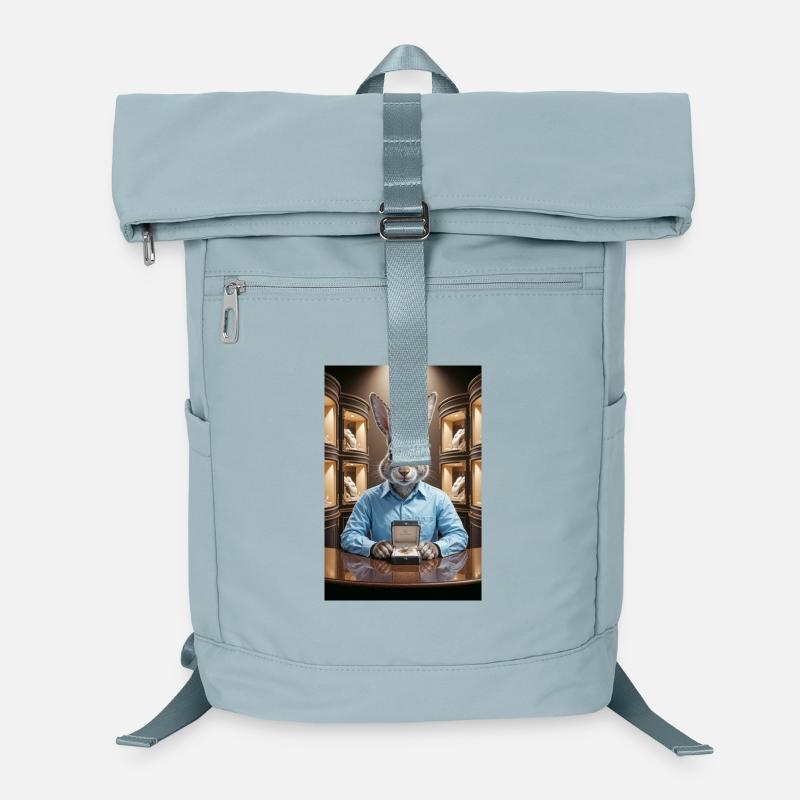 Humanoid Hare Jewelry Laptop Backpack