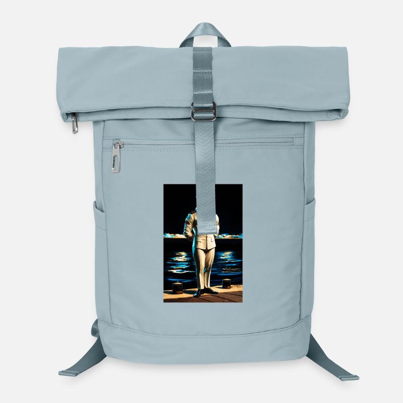 Marine Humanoid Dolphin Laptop Backpack