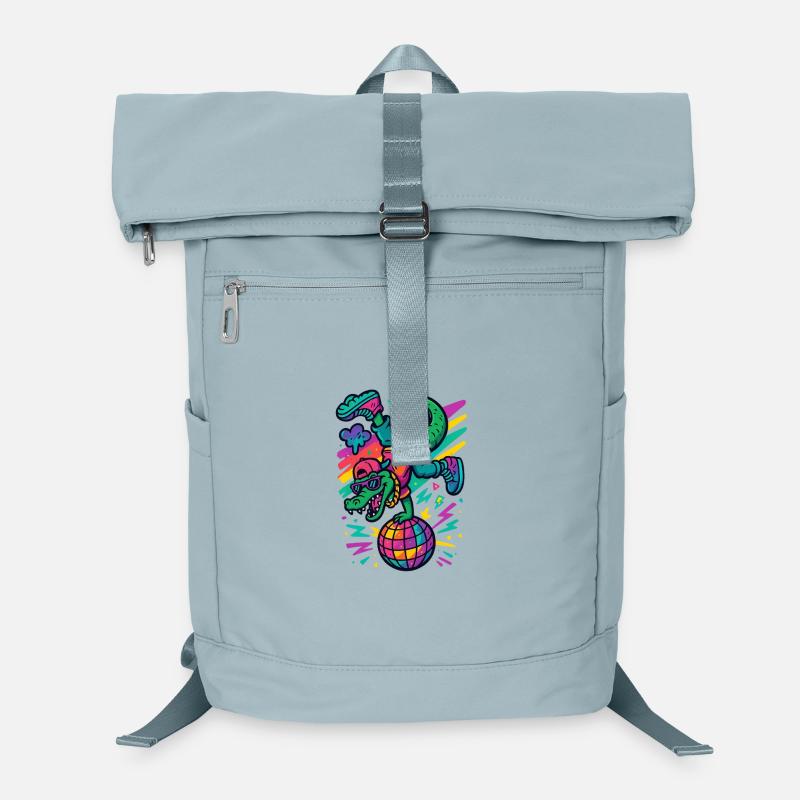 Breakdance Alligator Laptop-Rucksack 