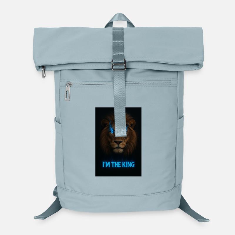 Lion Head with Blue Magic and Title Laptop Backpack