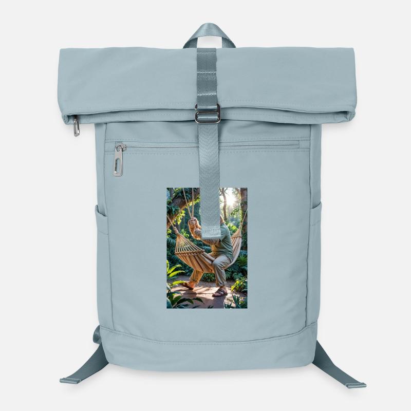 Humanoid Sloth in the Rainforest Laptop Backpack