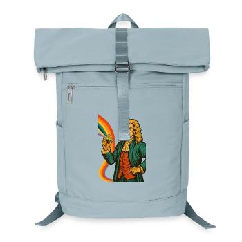 Psychedelic Art Big Count - Laptop Backpack - ice blue - Front