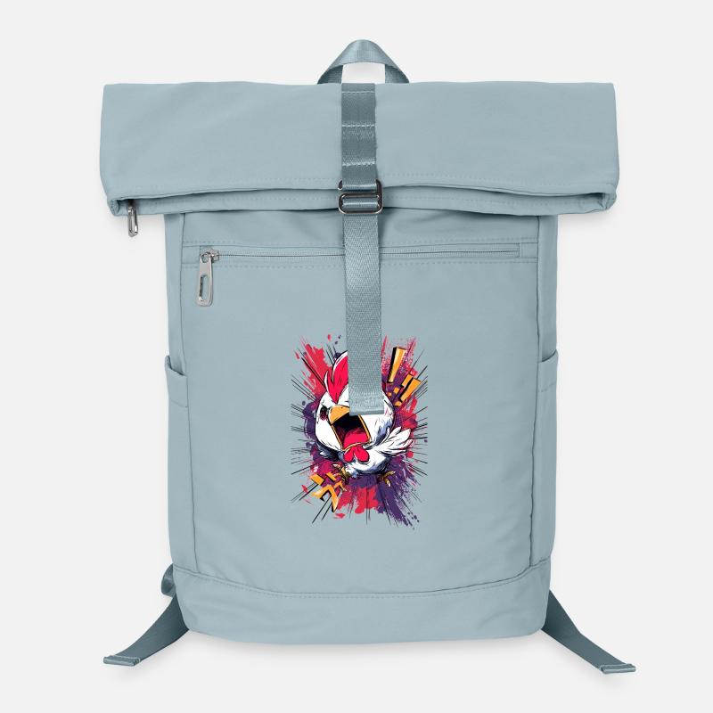 Outcry Chicken Explosion Laptop Backpack