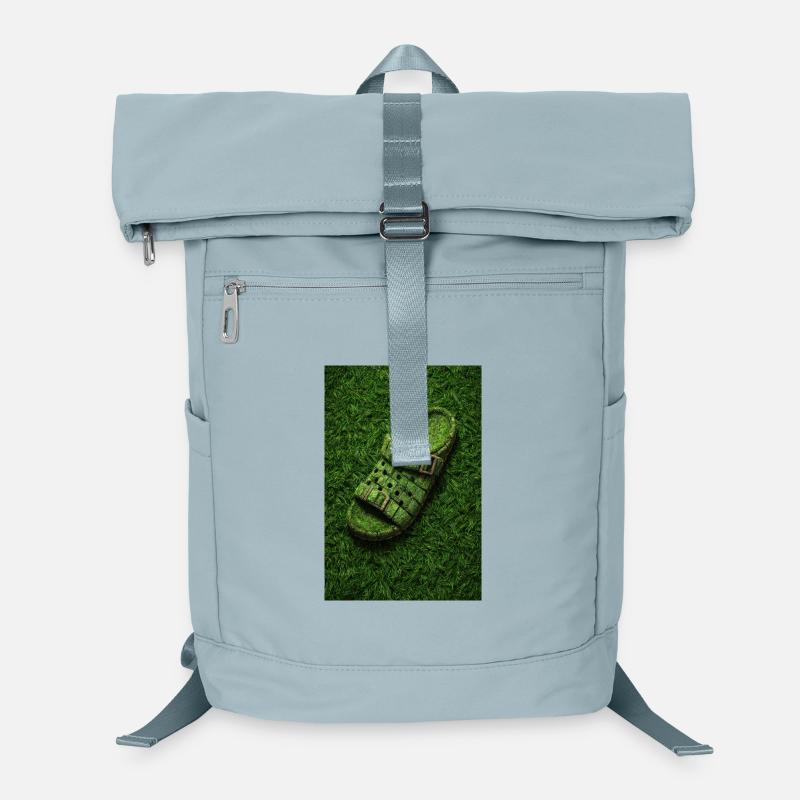 Conception de sandales Eco Grass Sac à dos ordinateur