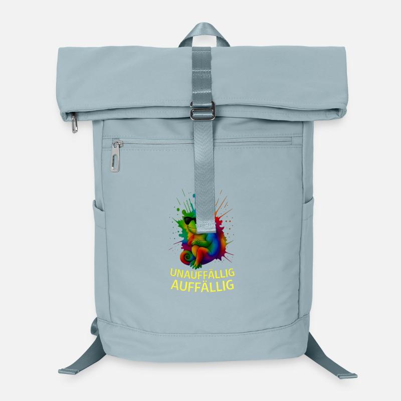 Rainbow chameleon with style Laptop Backpack