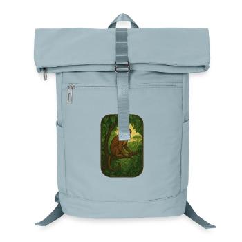 Dschungelaffe im Vintage-Stil - Laptop-Rucksack  - Eisblau - Vorne