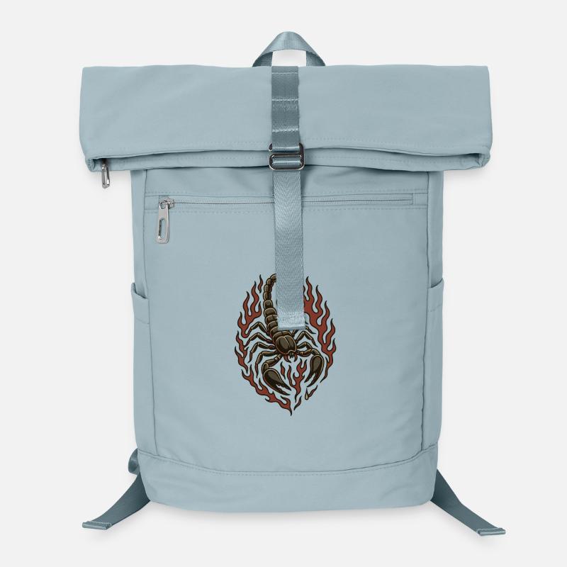 Flame Skorpion Illustration Laptop-Rucksack 