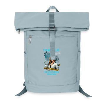 Cyanoacrylate Queen – Traces Speak - Laptop Backpack - ice blue - Front