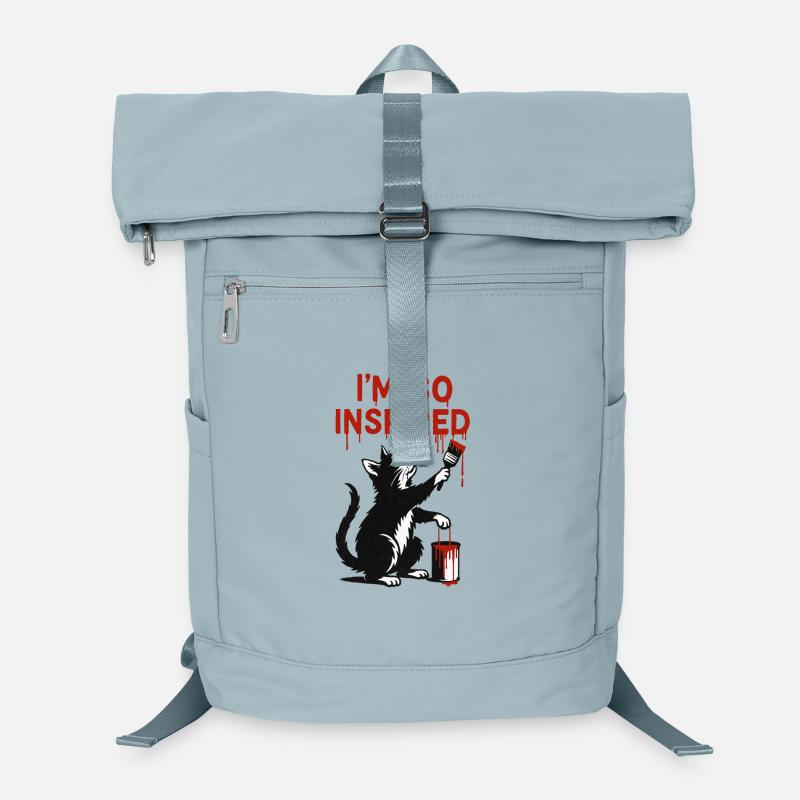 Conception inspirée de l’art du chat Sac à dos ordinateur