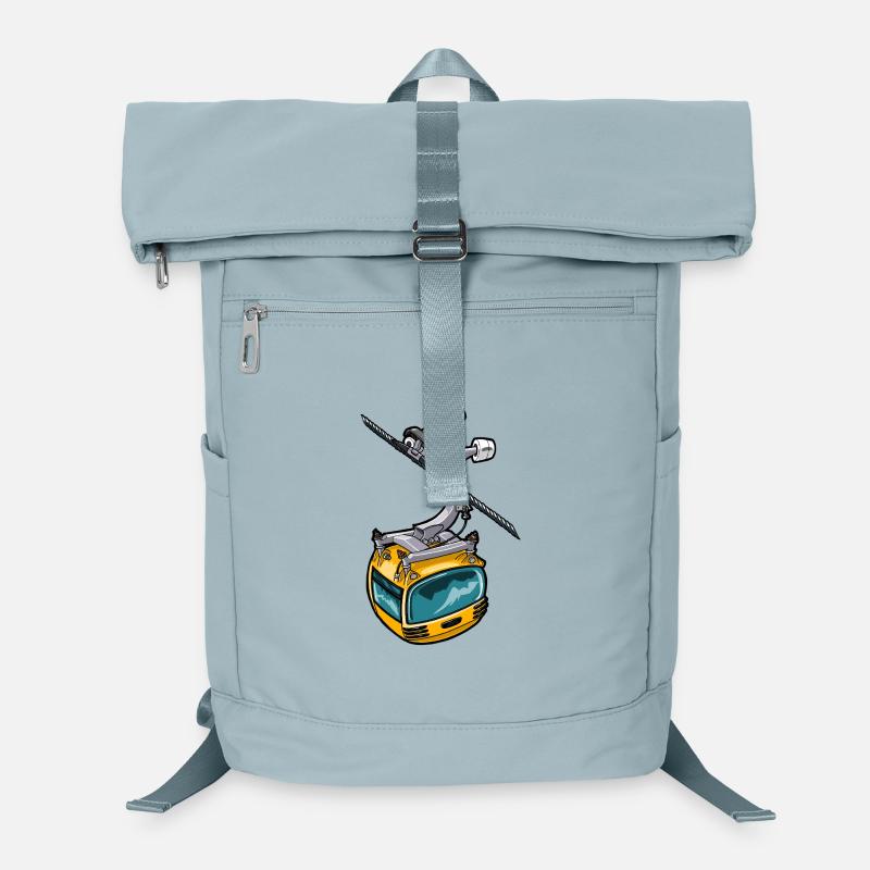 1422-gondole-JAUNE Sac à dos ordinateur