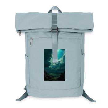 Illustration of a natural landscape - Laptop Backpack - ice blue - Front
