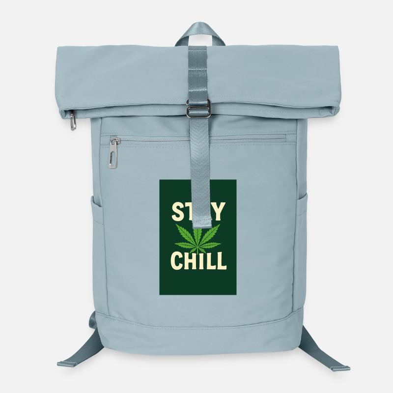 Stay Chill Cannabis Leaf Laptop-Rucksack 