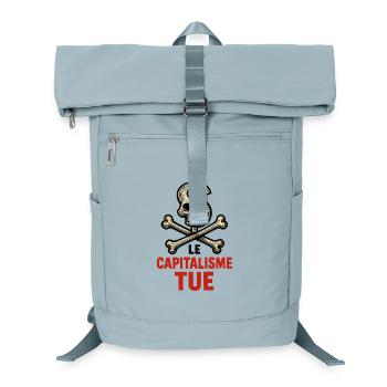 Le Capitalisme Tue - Lutte - Alternatif - Sac à dos ordinateur - bleu glacier - Devant