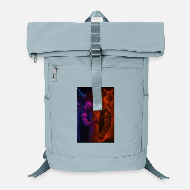 Feuer gegen Eis Duell der Elemente Laptop Backpack