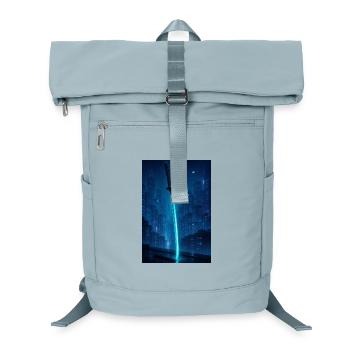 Katana néon au-dessus de Rain City - Sac à dos ordinateur - bleu glacier - Devant