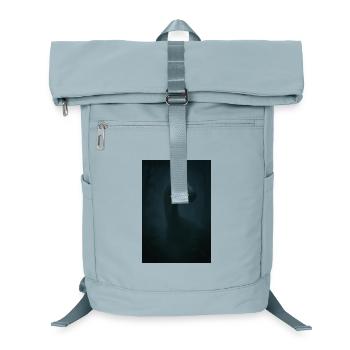 Dino in cloud forest with glowing eye - Laptop Backpack - ice blue - Front