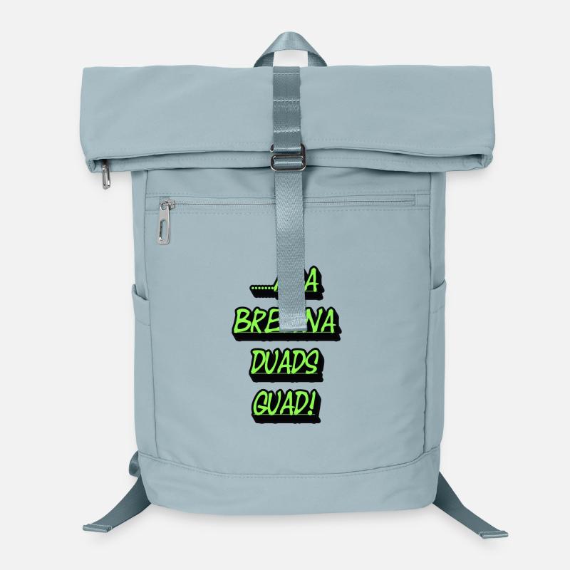 Neon Green Text Block Quad Duads Laptop Backpack