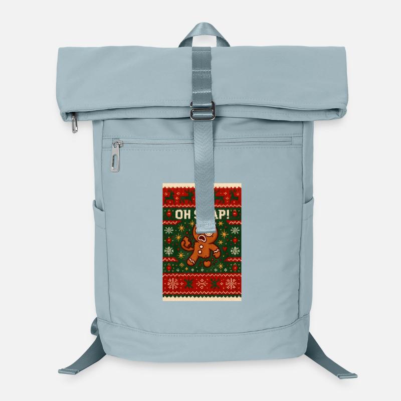 Ugly Christmas Gingerbread Man Laptop Backpack