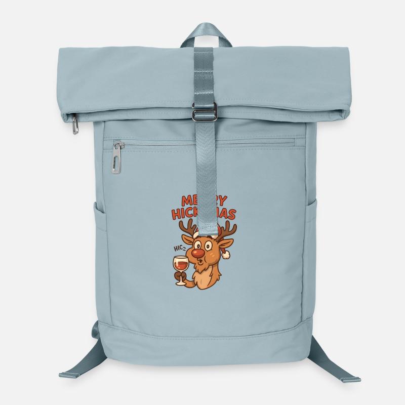 Le Renne au vin de Merry Hicksma Sac à dos ordinateur