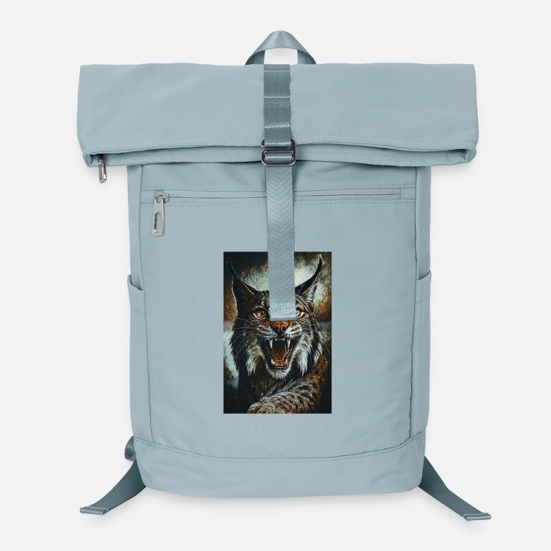 Wildcat in anger Laptop Backpack