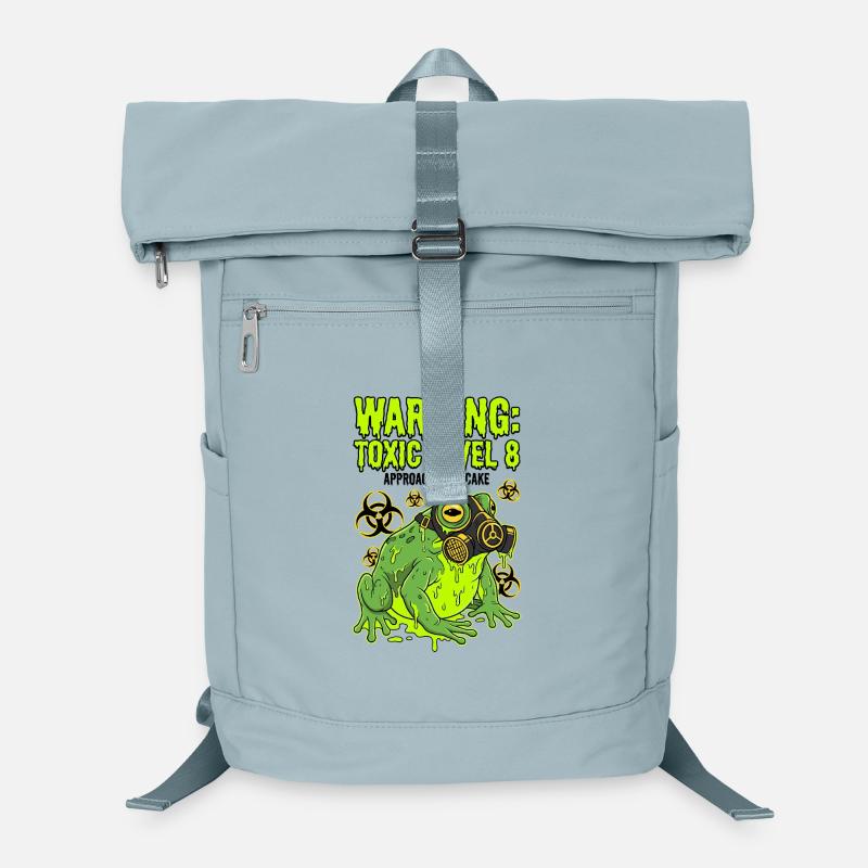 Warning Toxic Level 8 Frosch Laptop-Rucksack 