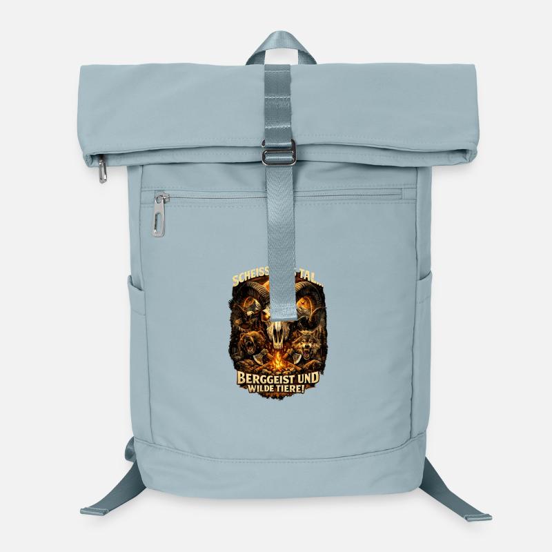 Berggeist und Wilde Tiere Laptop-Rucksack 