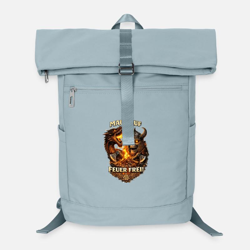Guerrier du Crâne Feu de Dragon Sac à dos ordinateur