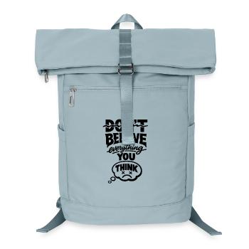 Don’t Believe Everything You Think Statement - Laptop-Rucksack  - Eisblau - Vorne