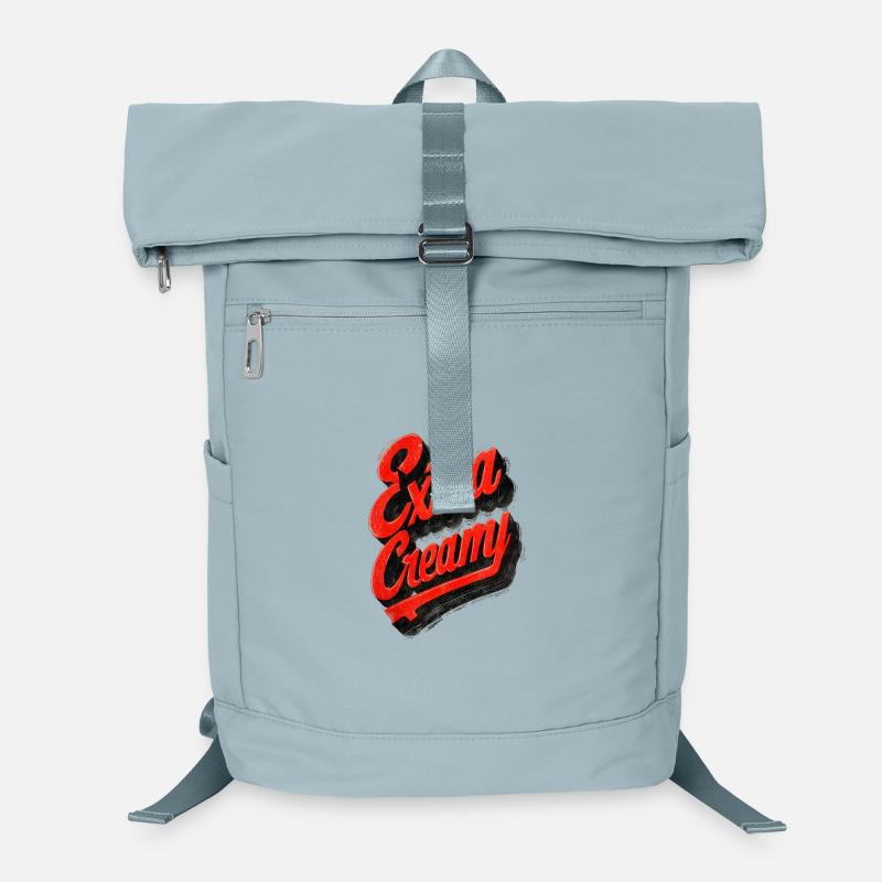 Lettrage rétro extra crémeux Sac à dos ordinateur