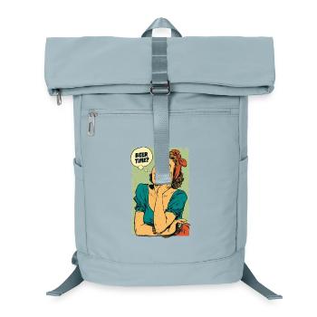 Beer Time Retro Pin-Up - Laptop Backpack - ice blue - Front
