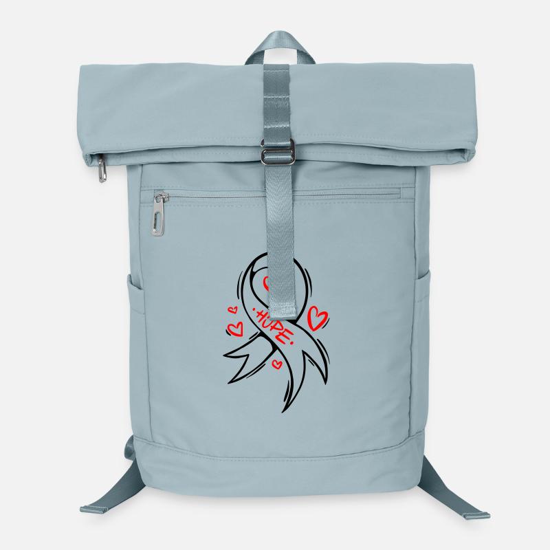 Hope Heart Cancer Loop Laptop Backpack