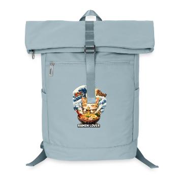 Kawaii Katze Ramen Nudeln Anime Katze - Laptop-Rucksack  - Eisblau - Vorne