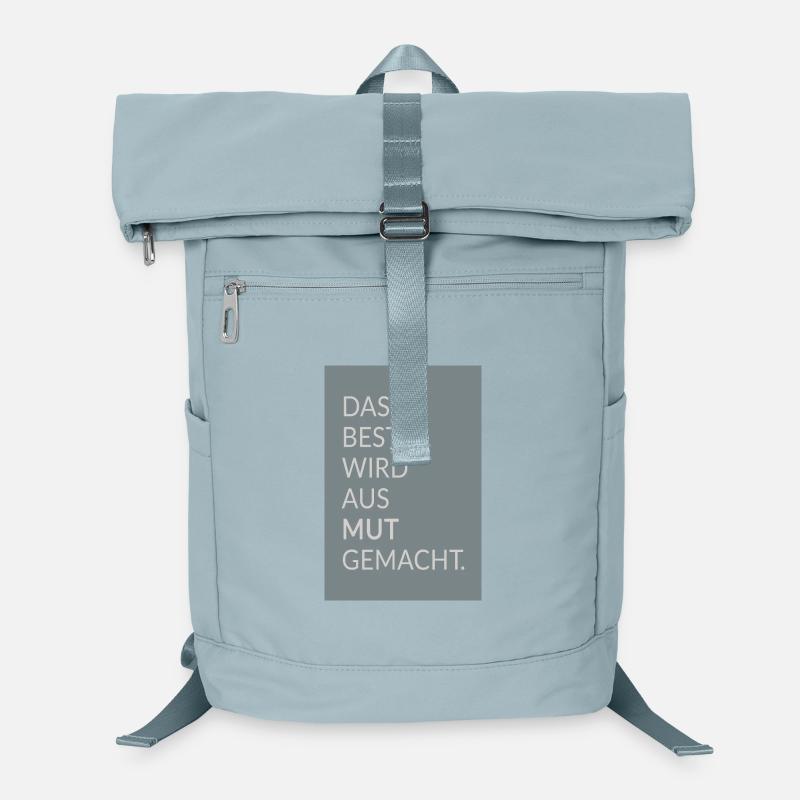 Le meilleur est fait de courage – affiche de faute de frappe Sac à dos ordinateur