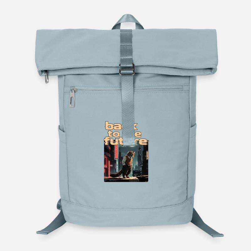 Sci Fi Cyberpunk Illustration Laptop-Rucksack 