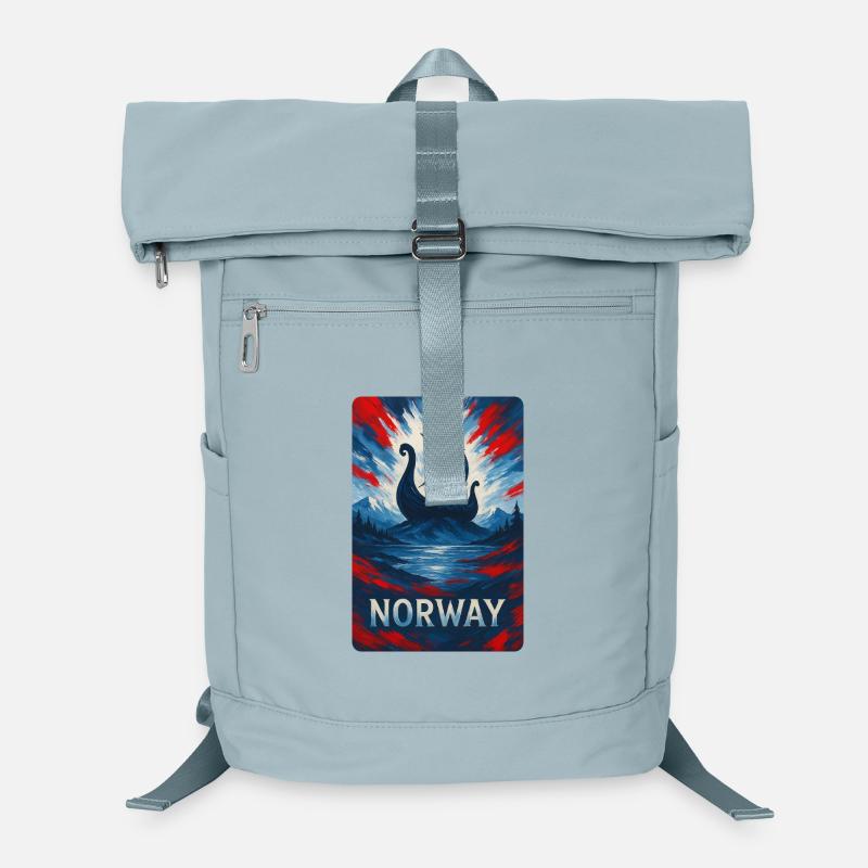 Norwegen Reise Design Laptop-Rucksack 