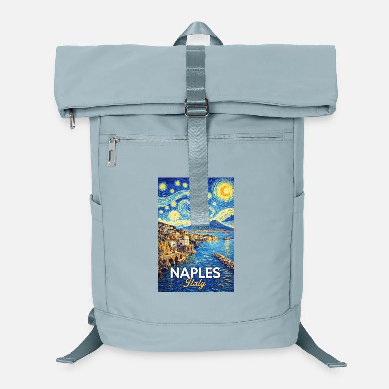 Naples, Italie. Sac à dos ordinateur
