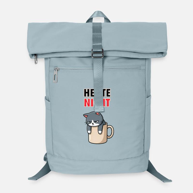 Pas chat aujourd’hui - Mème drôle de café au bureau Sac à dos ordinateur