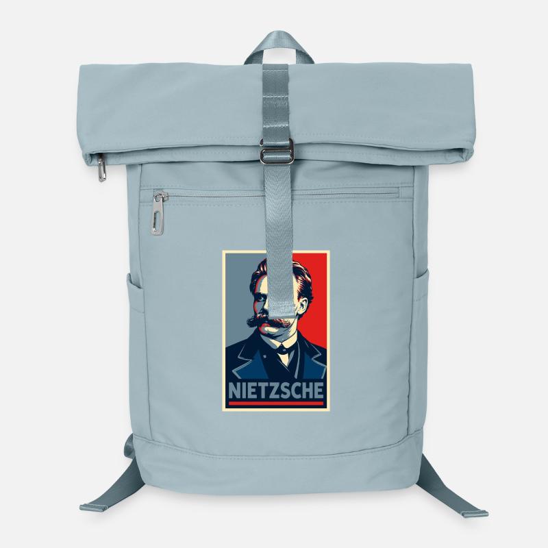 Nietzsche Pop Art Portrait Laptop Backpack
