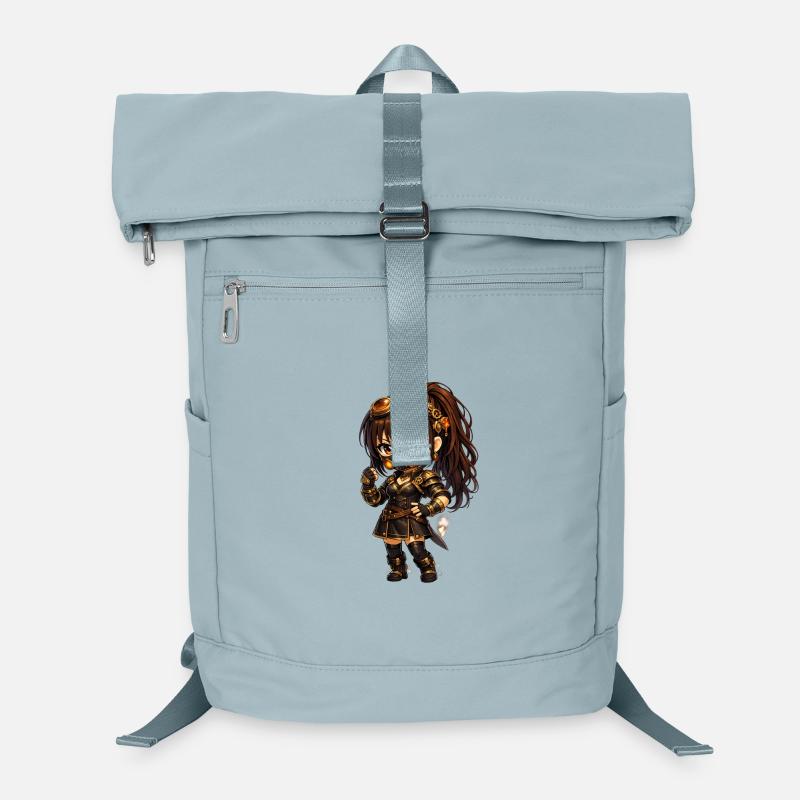 Zuna Steampunk Ninja Combattant - Sac à dos ordinateur - bleu glacier