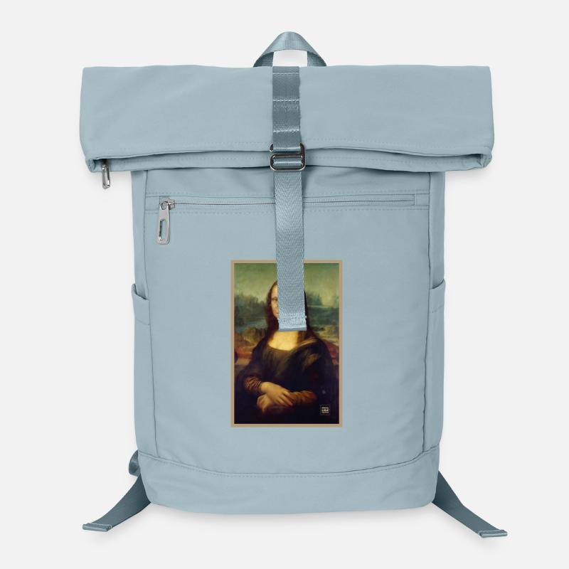 Mona Lisa suspicious judgmental Laptop Backpack