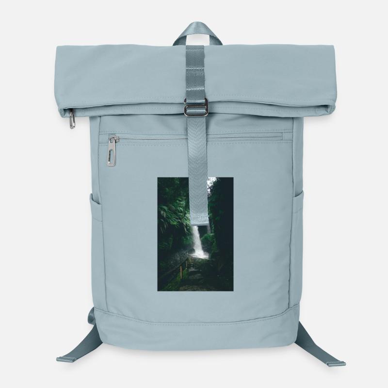 Cascade in the Green Jungle Laptop Backpack