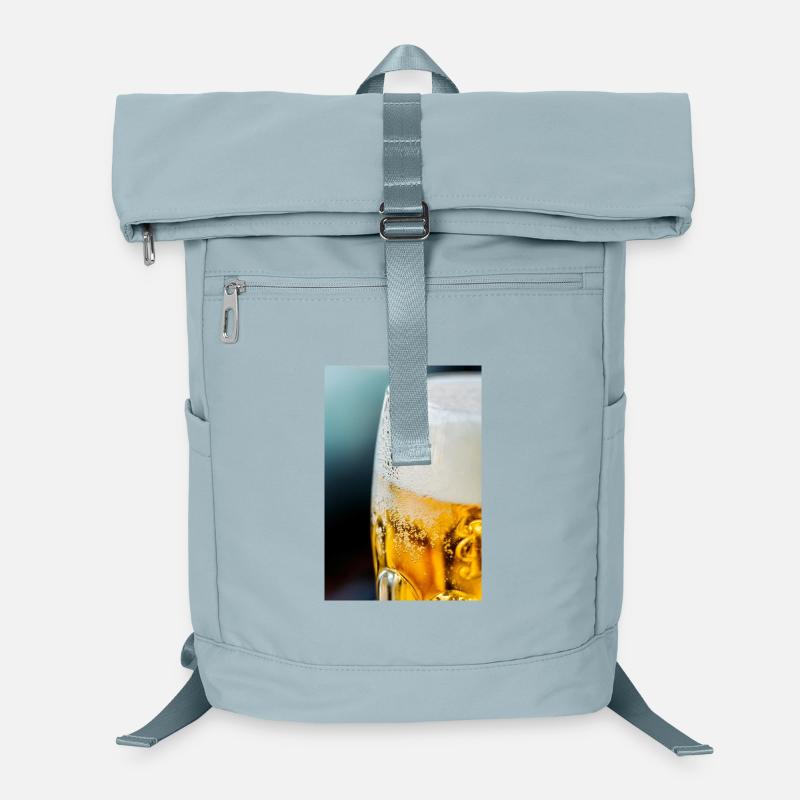 Light Gold Beer Glass Pattern Laptop Backpack