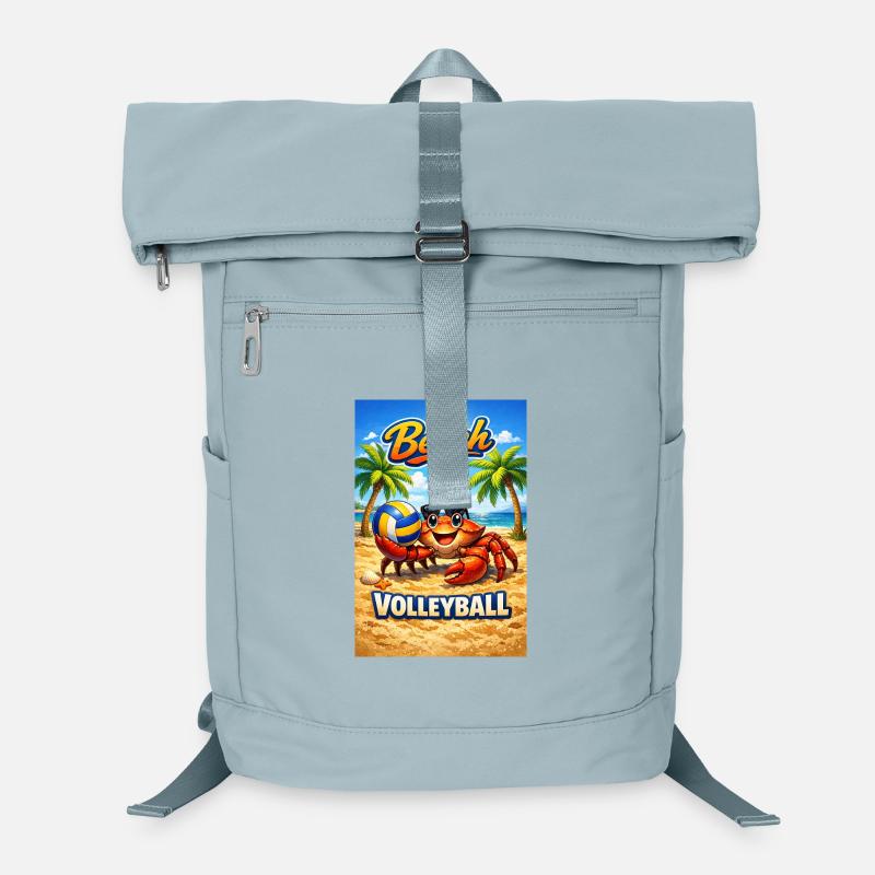 Strandkrabbe Volleyball Sommerdesign Laptop-Rucksack 