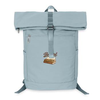 Motif de livre ouvert de la Bookgirl - Sac à dos ordinateur - bleu glacier - Devant