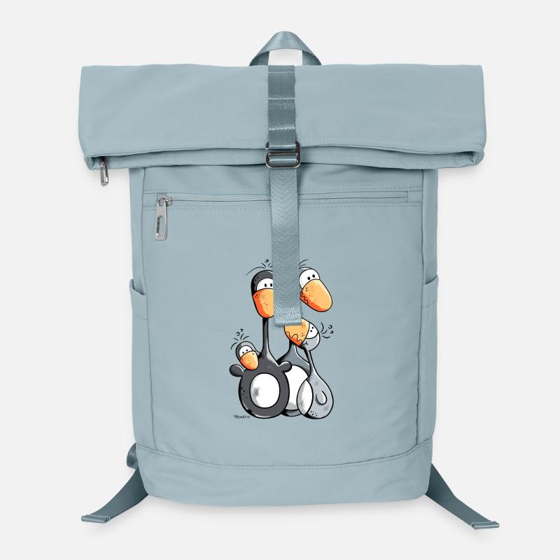 Famille Pingouin mignon Sac à dos ordinateur