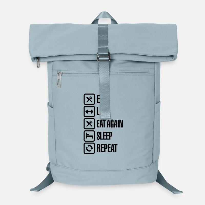 Eat - Lift - Eat again - Sleep - Repeat Laptop Backpack