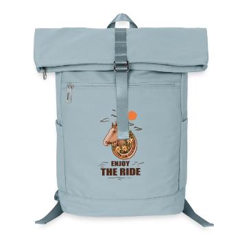 Horse and rider - Laptop Backpack - ice blue - Front