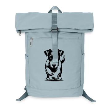 Jack Russell Terrier - Laptop-Rucksack  - Eisblau - Vorne