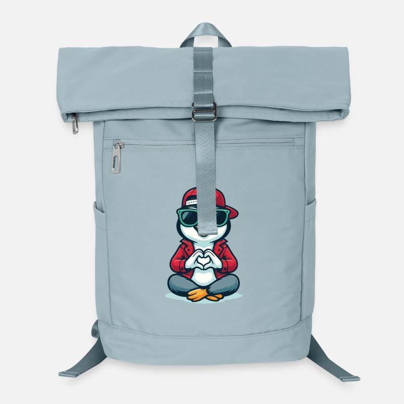 Amour Pingouin Cool Sac à dos ordinateur